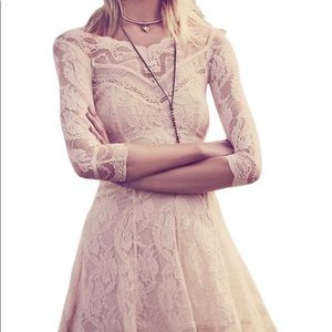 Free People White Lace Dress